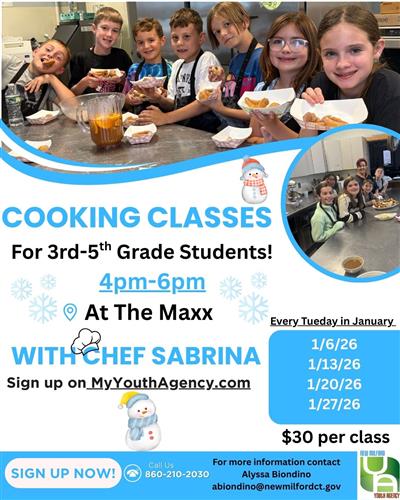 January Cooking Classes 